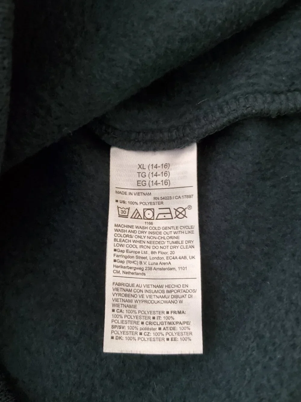 Old Navy Dark Green Single Button Pullover Sweater in XL